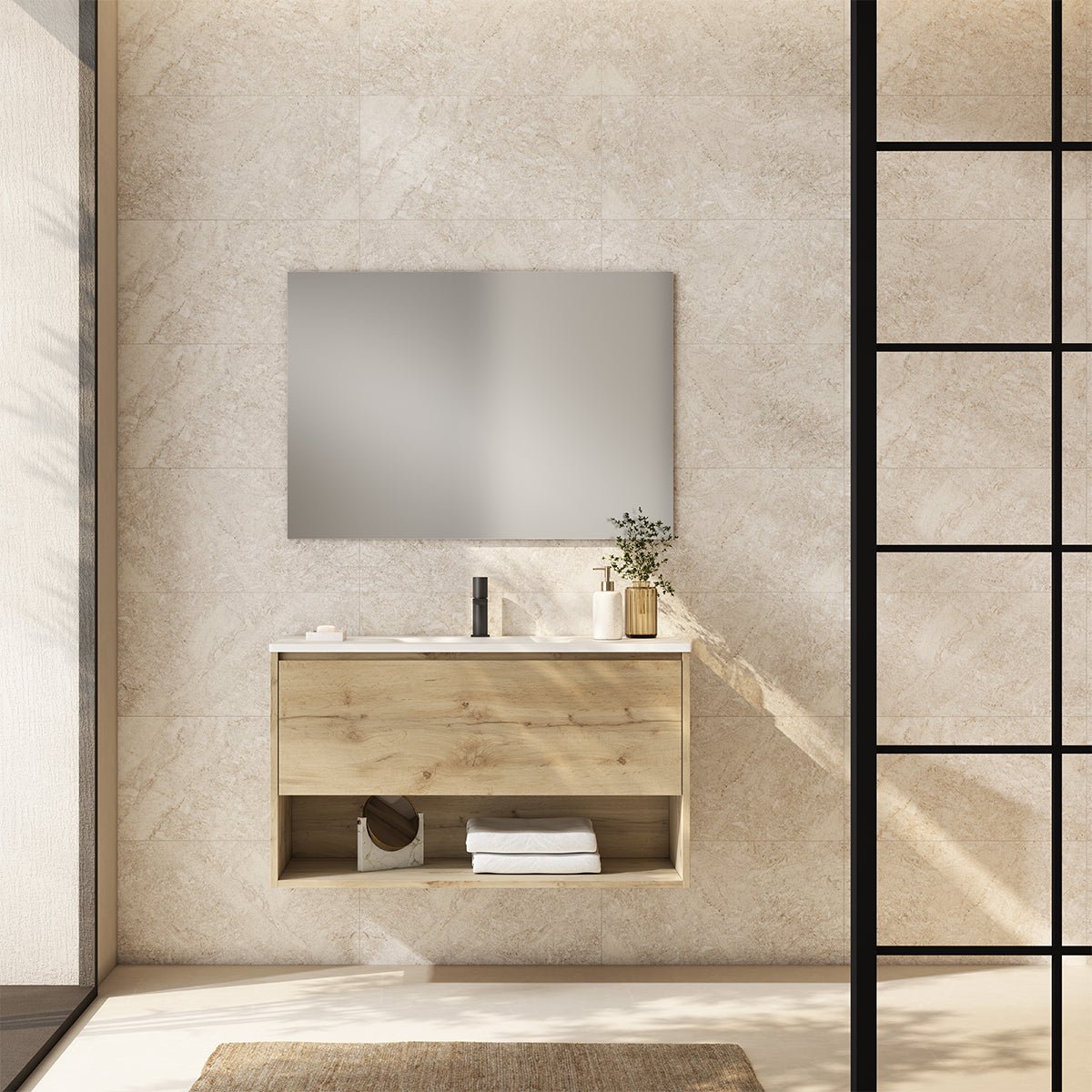 Mueble baño con lavabo incluido Yera - Thebath