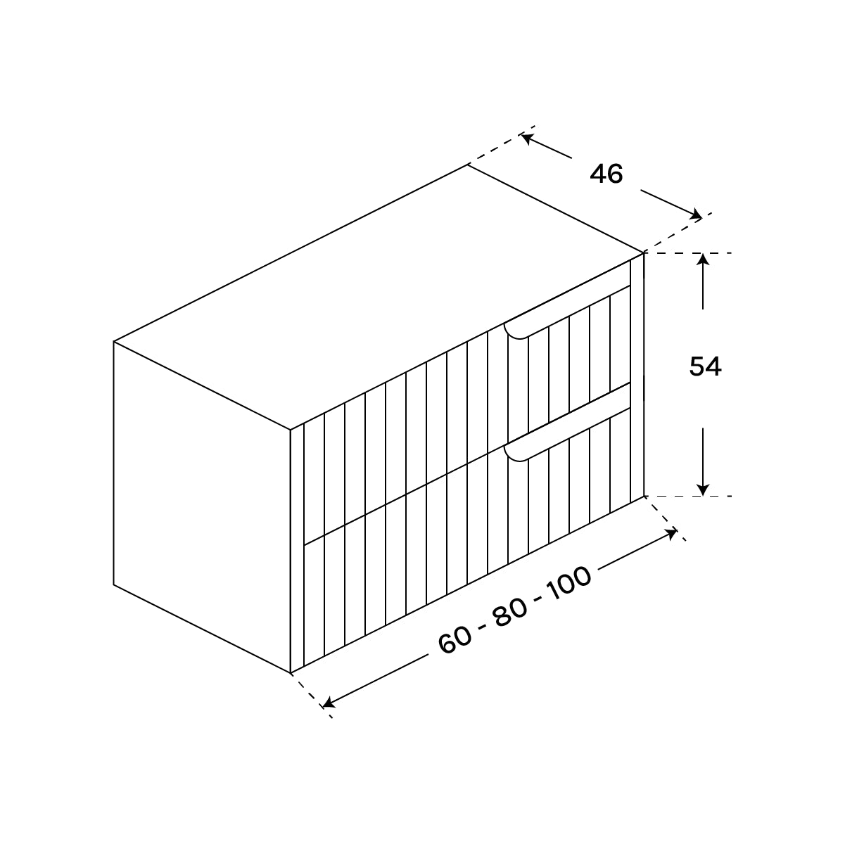 Mueble con lavabo incluido Ezio - Thebath