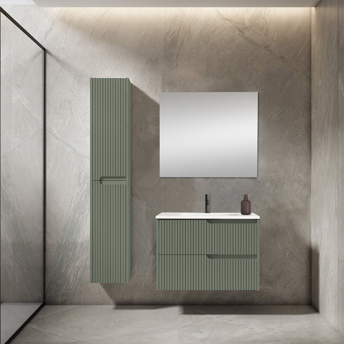 Mueble con lavabo incluido Ezio - Thebath