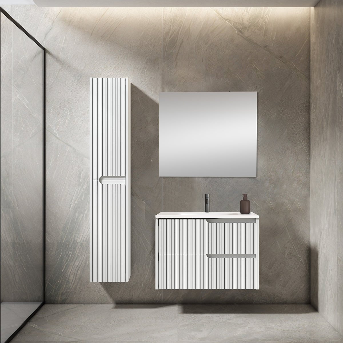 Mueble con lavabo incluido Ezio - Thebath