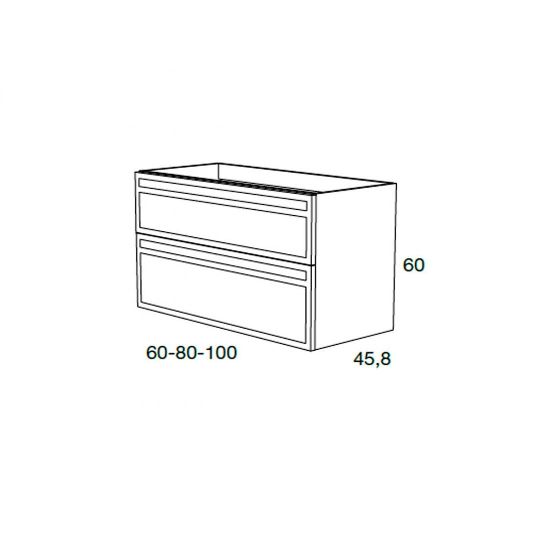 Mueble de baño suspendido Marina