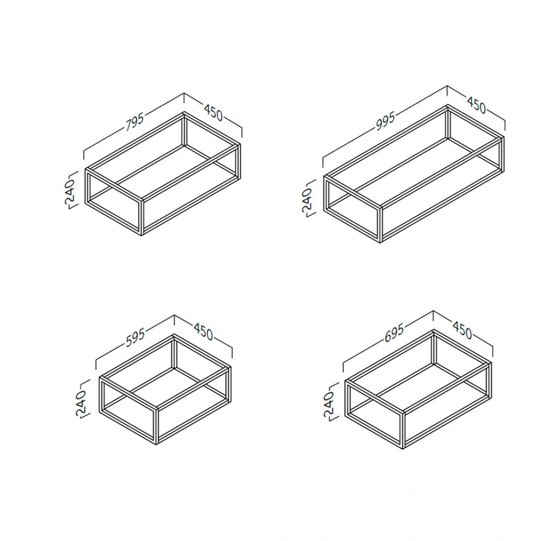 Mueble de baño suspendido Spok