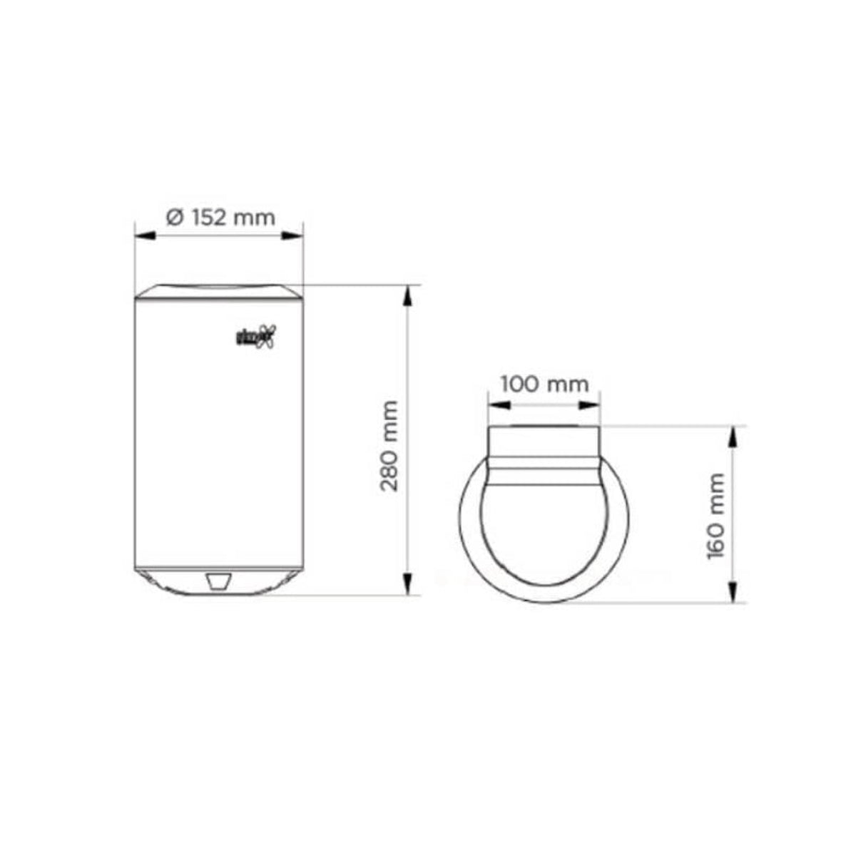 Secador de manos eléctrico QUICKFLOW