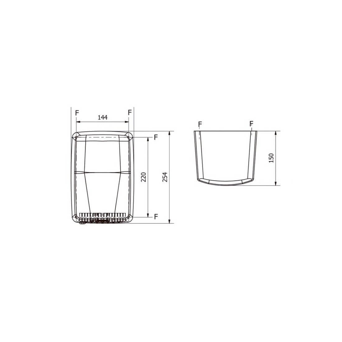 Secador de manos Hit