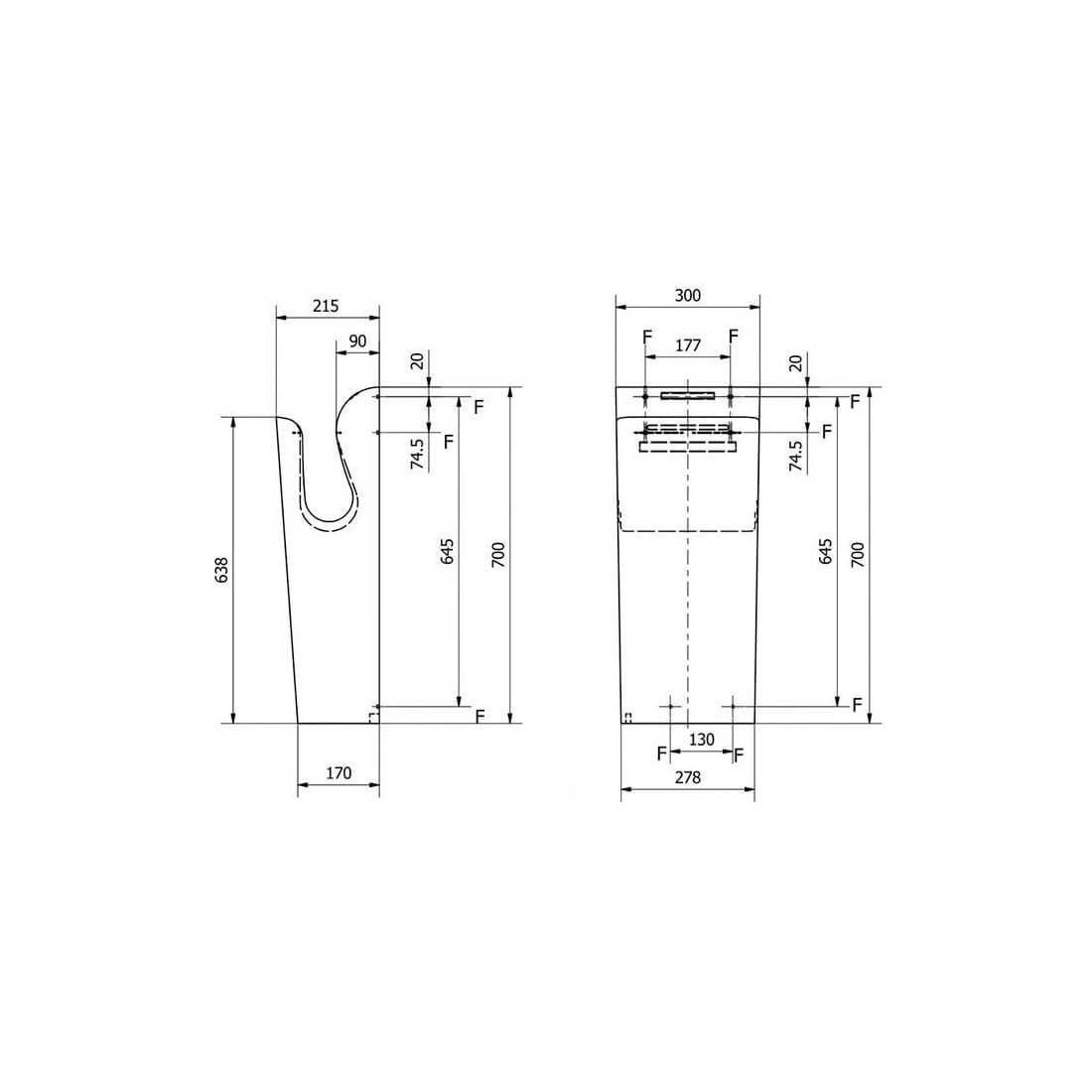 Secador de manos Máxima higiene