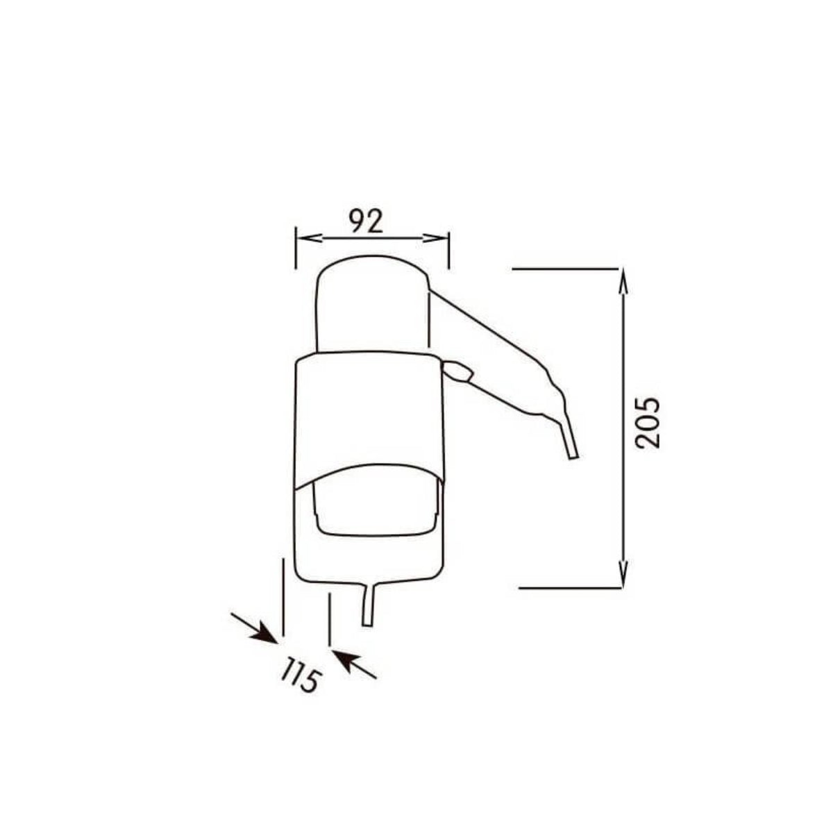 Secador de pelo enchufe