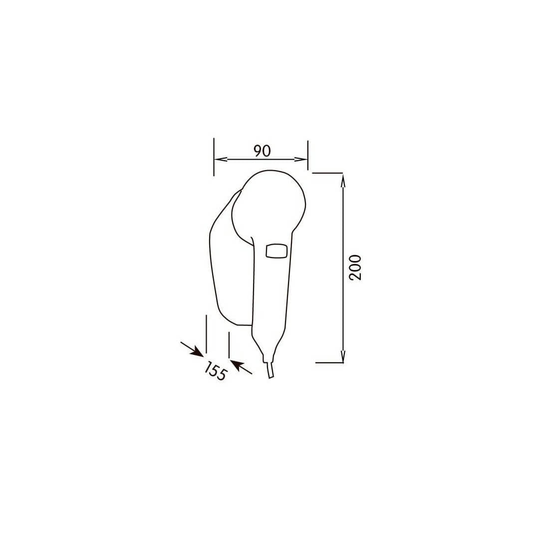 Secador de pelo Mural