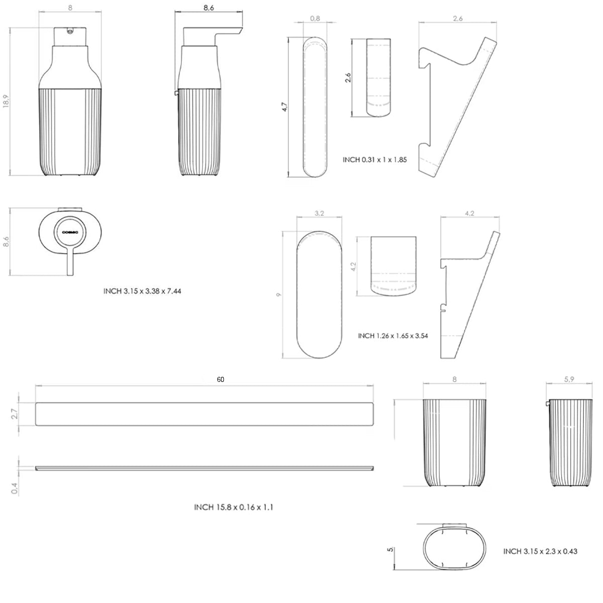 Set modular completo Alife - The Bath