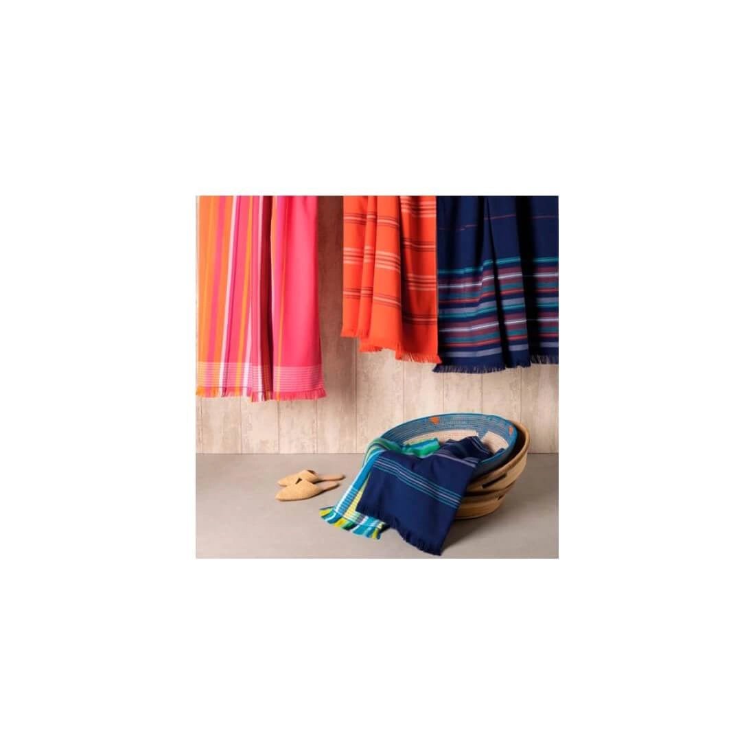 Toalla de playa Azul y Rojo