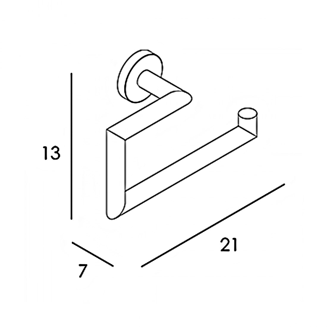 Toallero anilla baño
