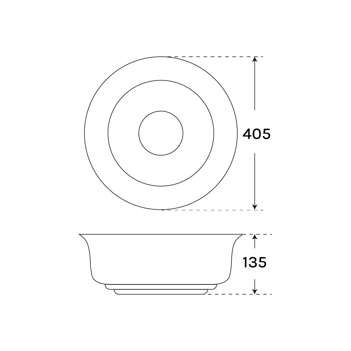 Vasija de baño Moana - Thebath