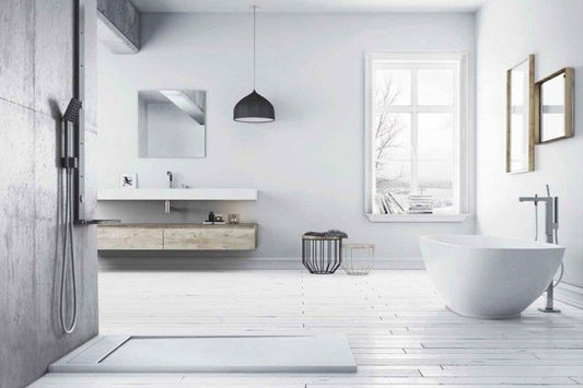Tendencias de baños modernos con plato de ducha - Thebath