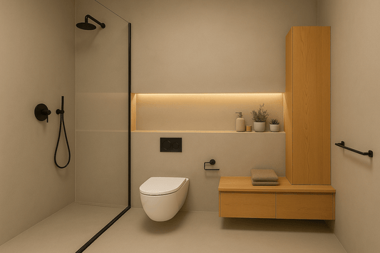 Microcemento en el baño: elegancia y funcionalidad - Thebath