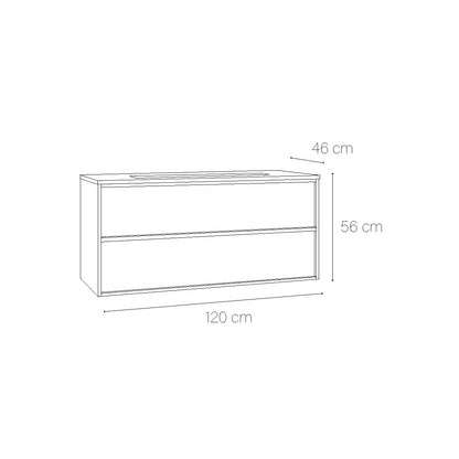 Móvel de casa de banho lavatório Frame top