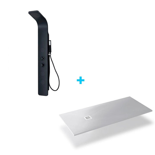 Pack Coluna de Hidromassagem + Placa de Resina