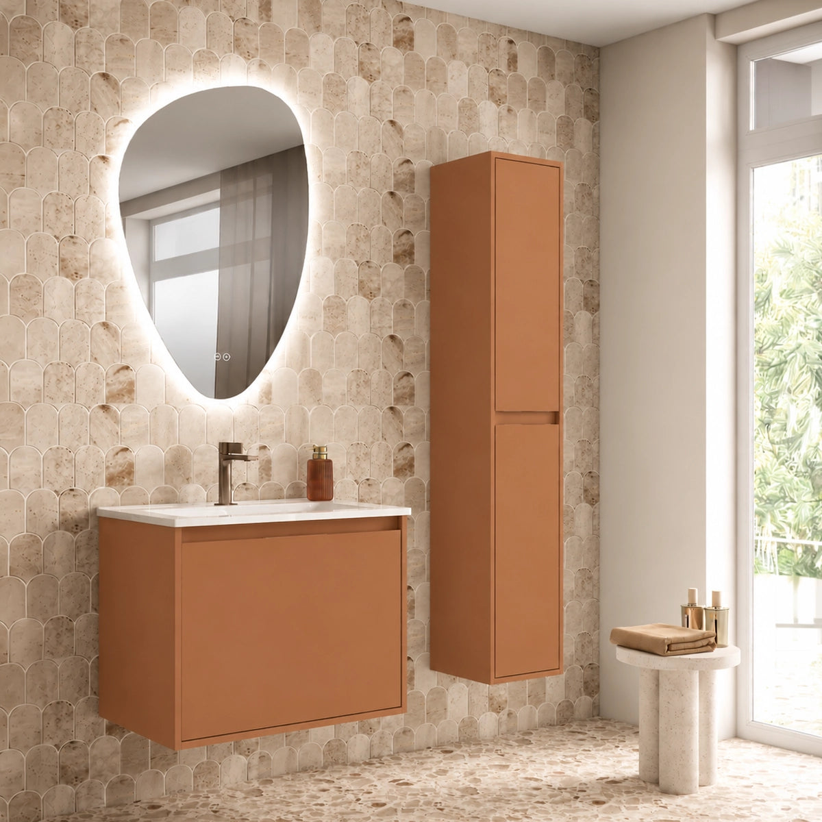 Móvel de banho com lavatório de encastrar Atelier