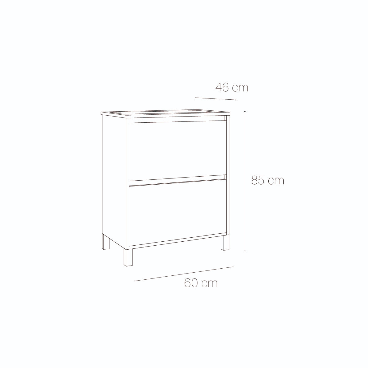 Conjunto móvel lavatório 1 cuba Porto