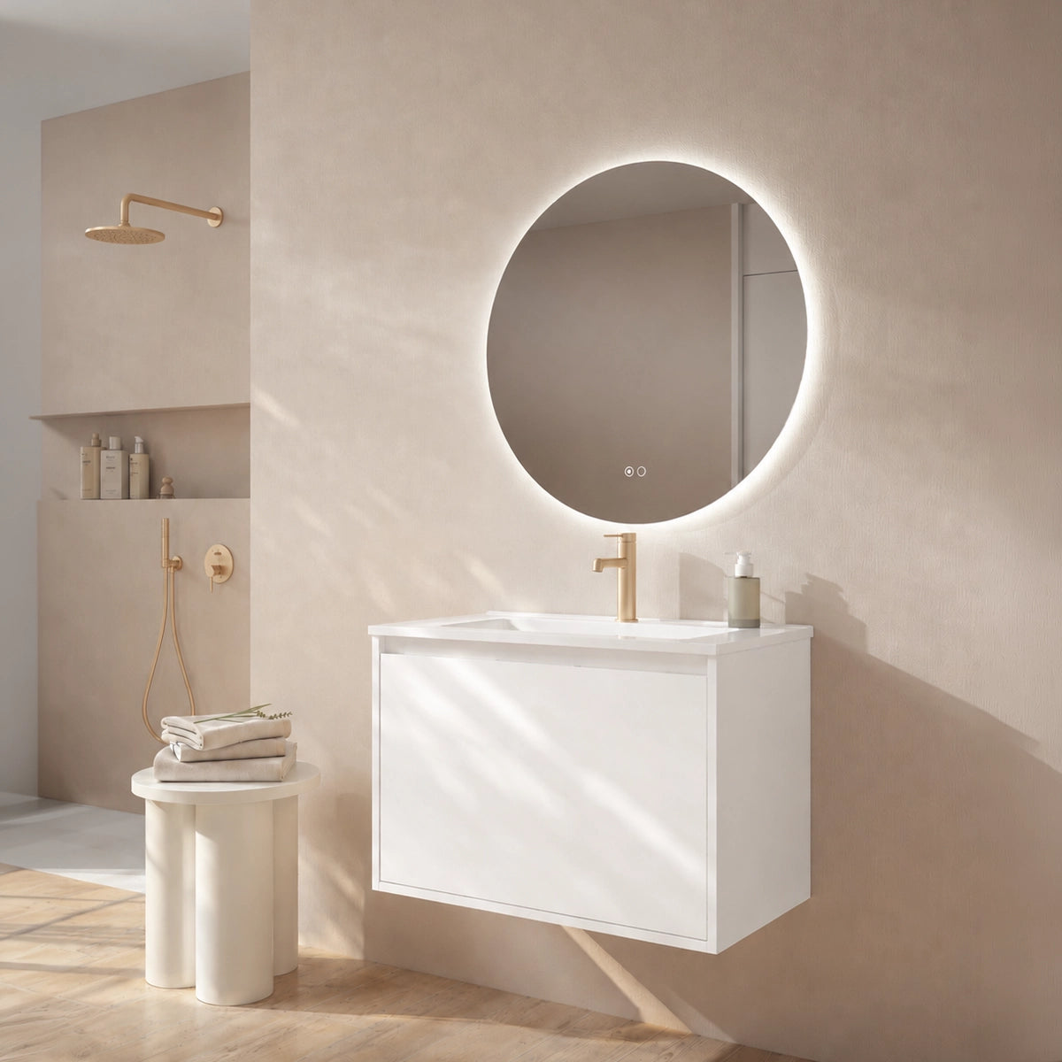 Móvel de banho com lavatório de encastrar Atelier