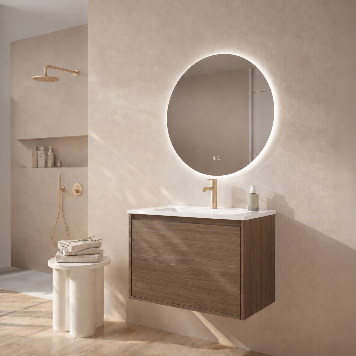 Móvel de banho com lavatório de encastrar Atelier