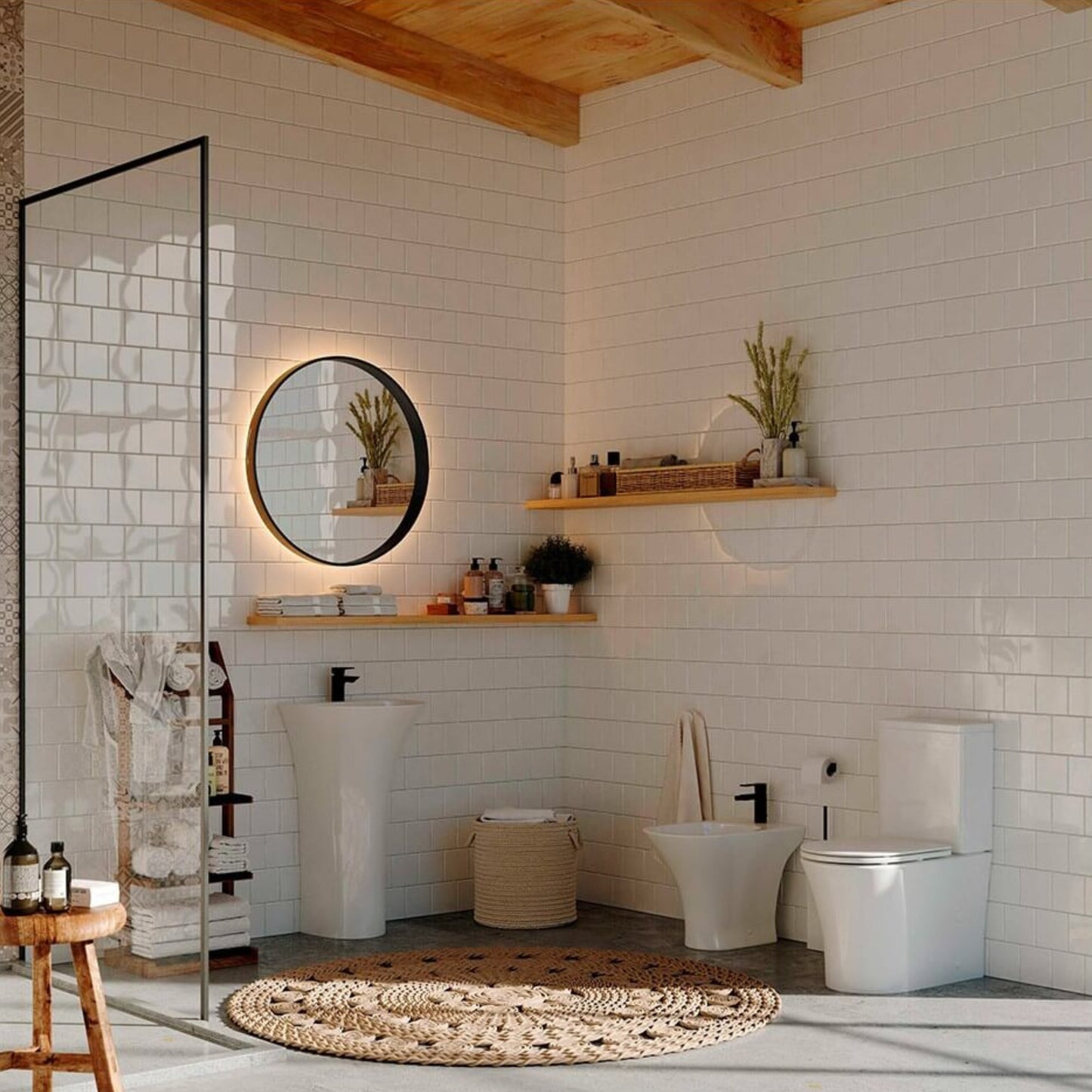Pack Inodoro Nui + Bidé - Thebath