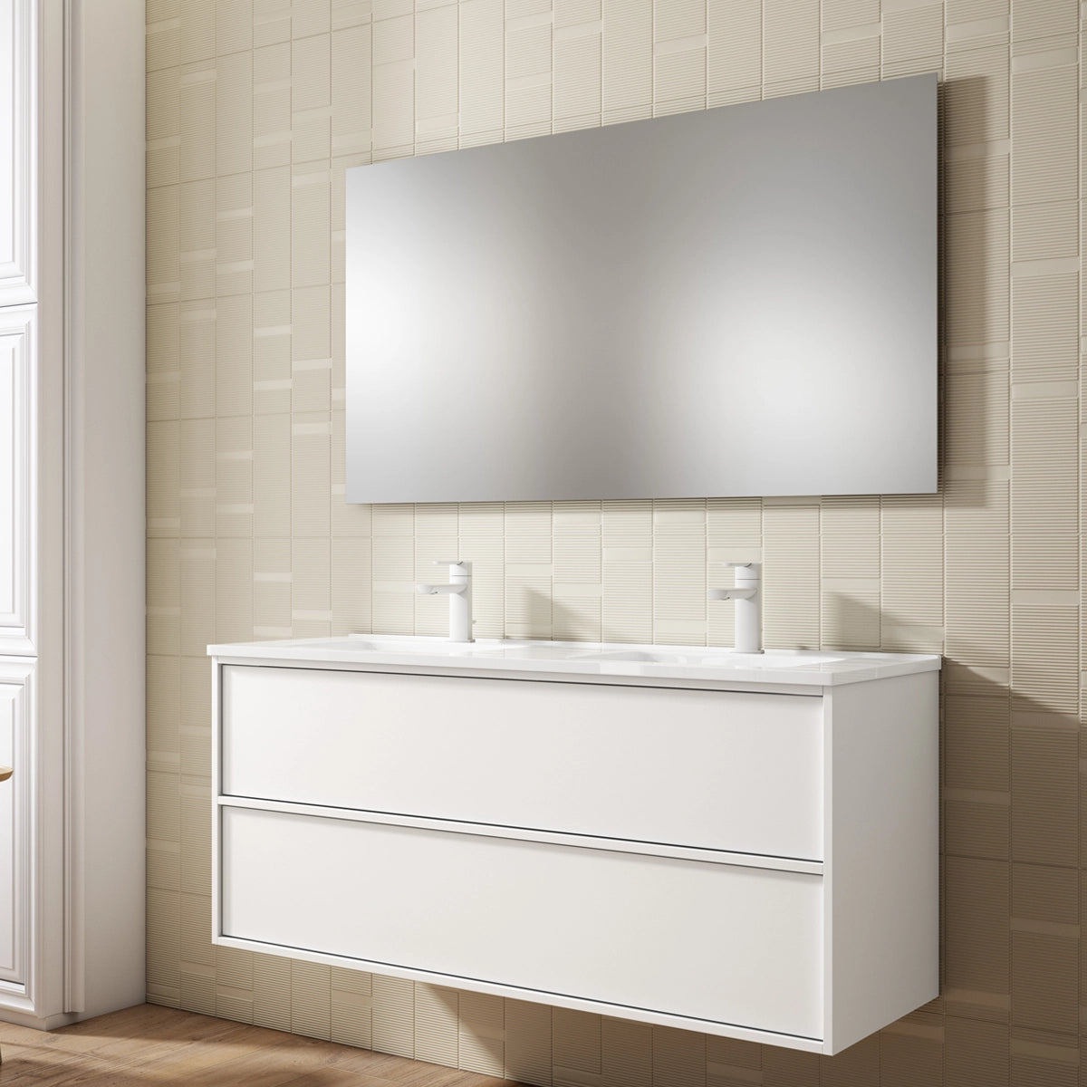Móvel para casa de banho com lavatório Frame top