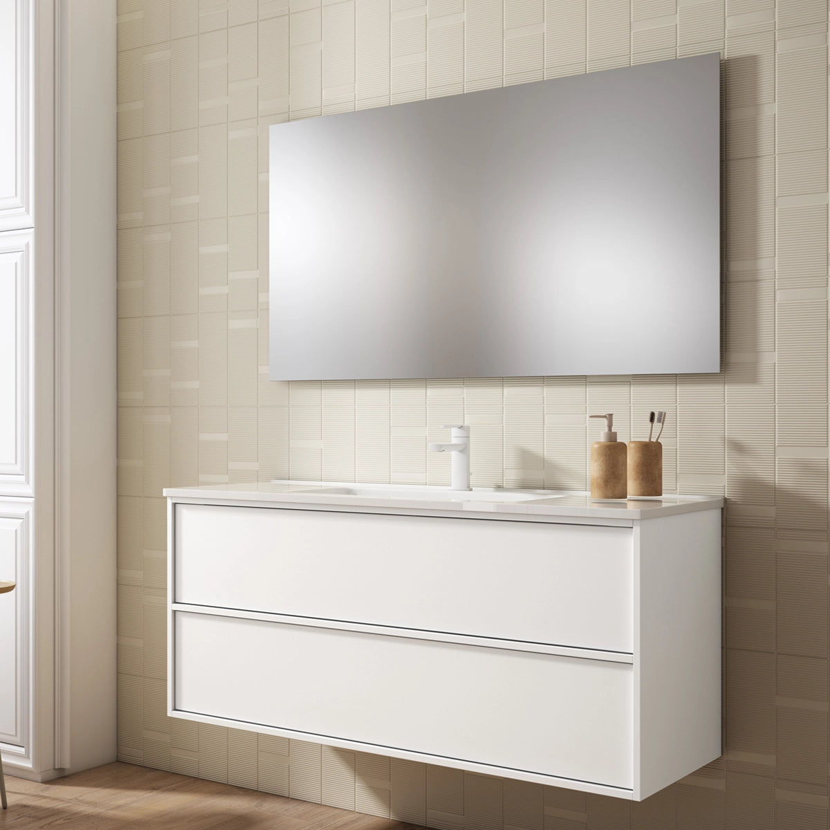Móvel de casa de banho lavatório Frame top