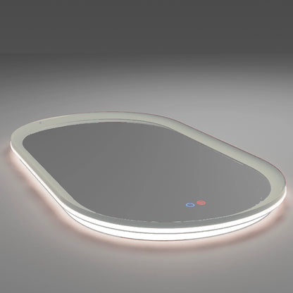 Espelho de casa de banho Milano com luz