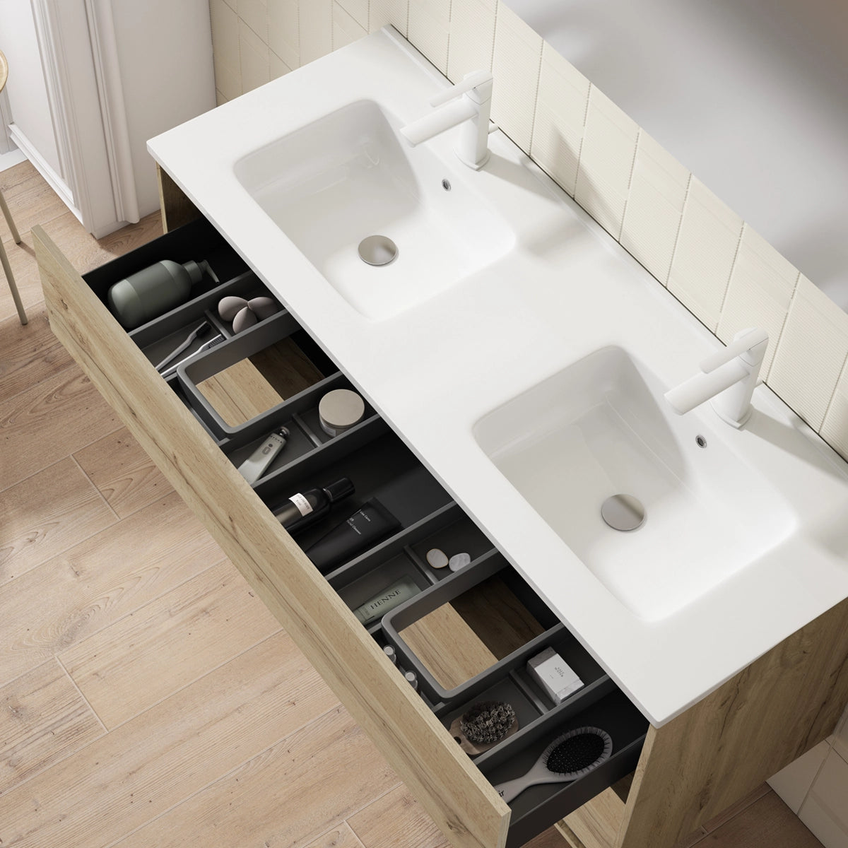 Móvel para casa de banho com lavatório Frame top