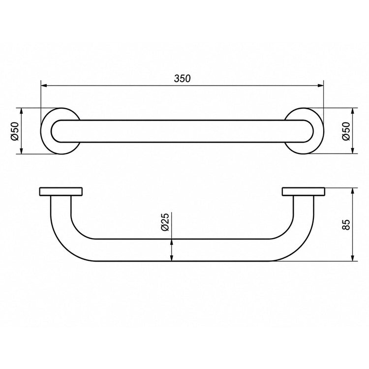 Barra para toalha de banho Brass