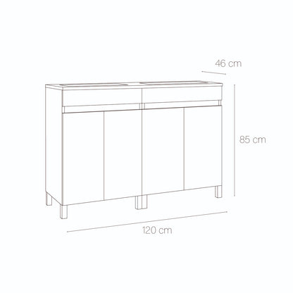 Conjunto de móveis de casa de banho  e lavatório moderno Stephanie