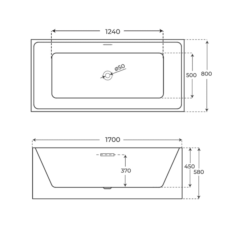 Banheira autônoma de design Ituri