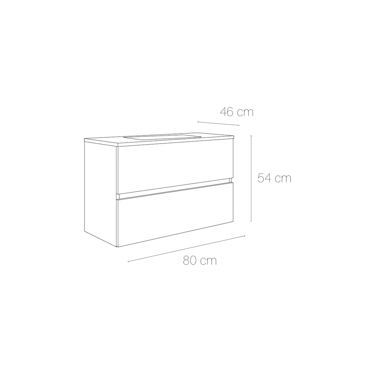 Móvel lavatório Esencial