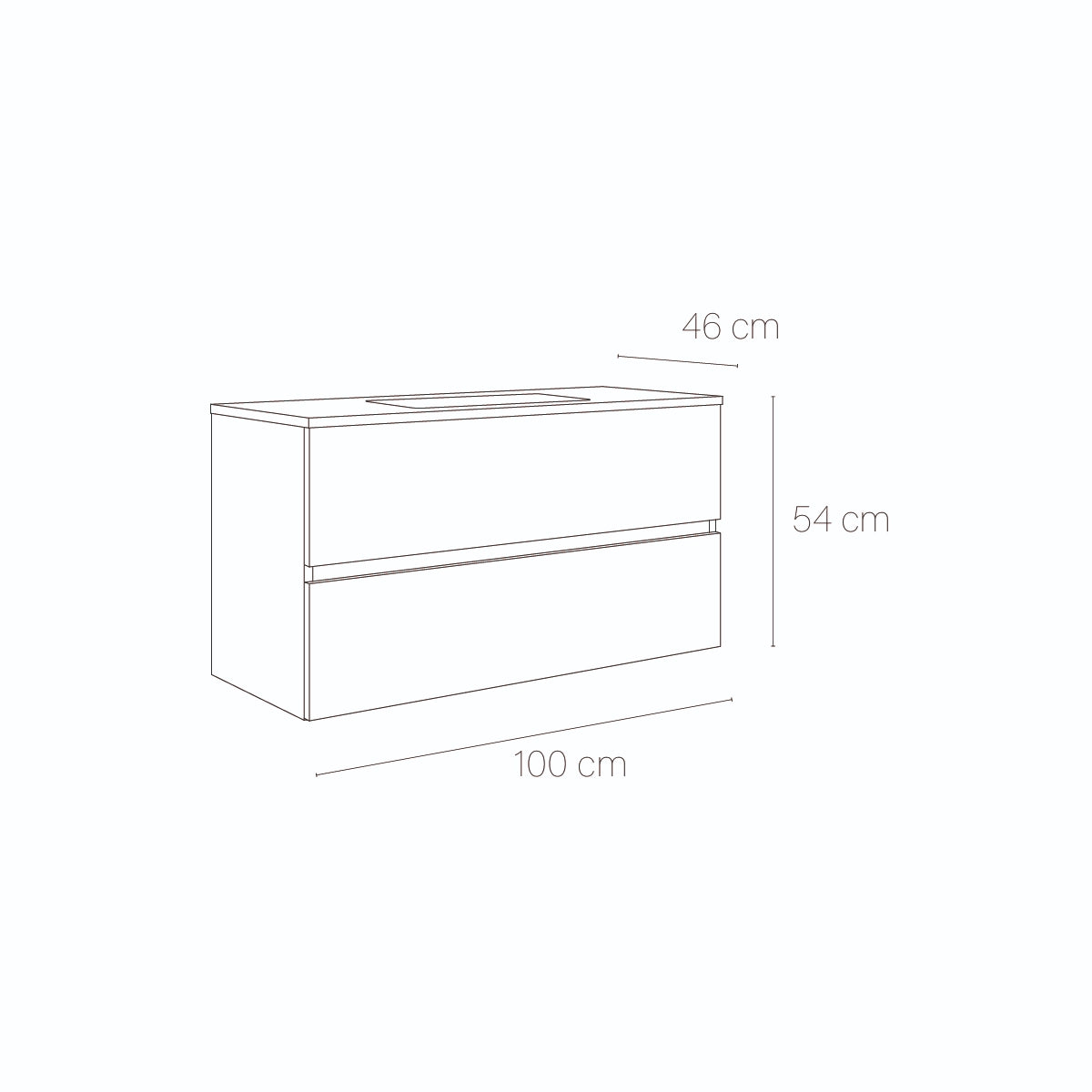 Móvel lavatório Esencial