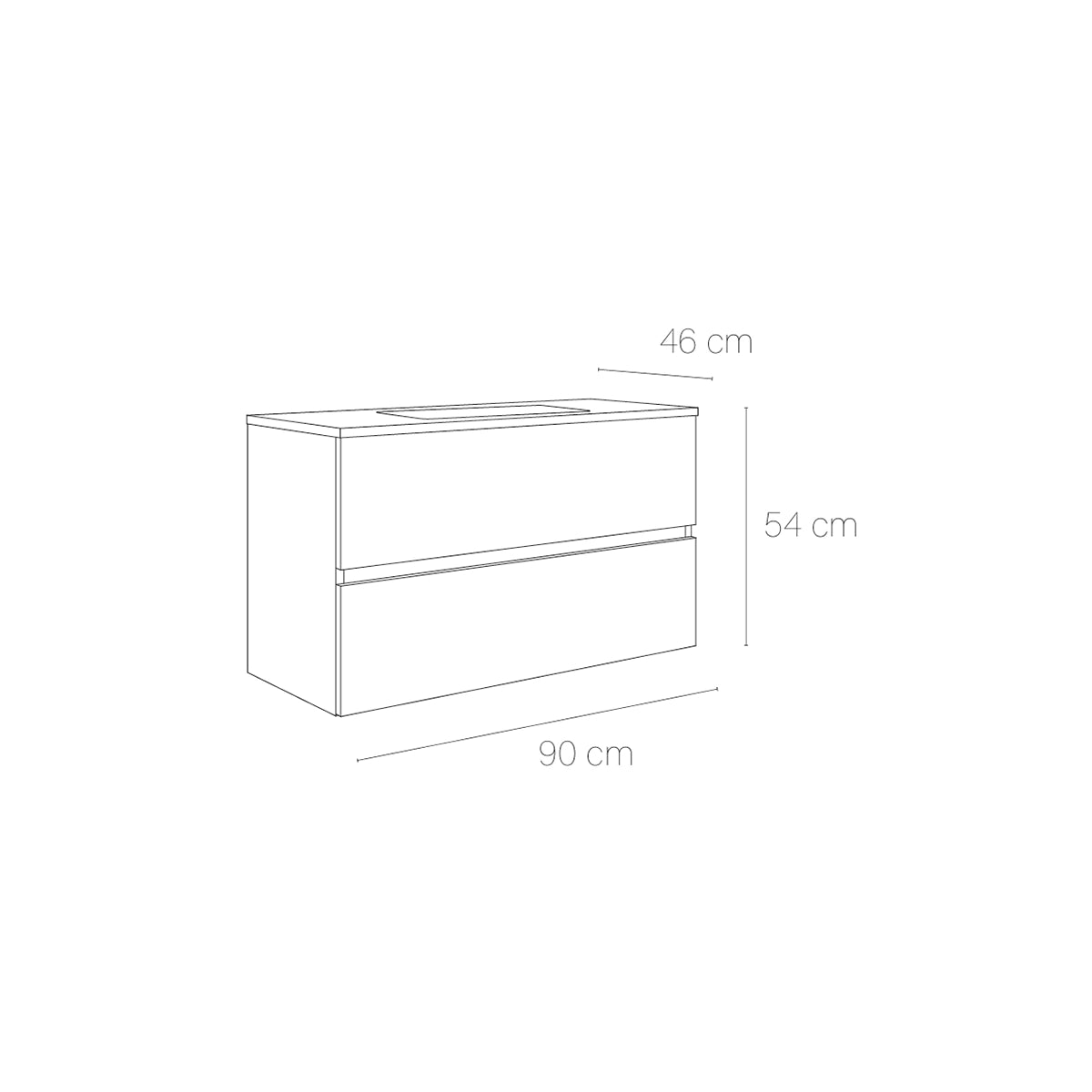 Móvel lavatório Esencial