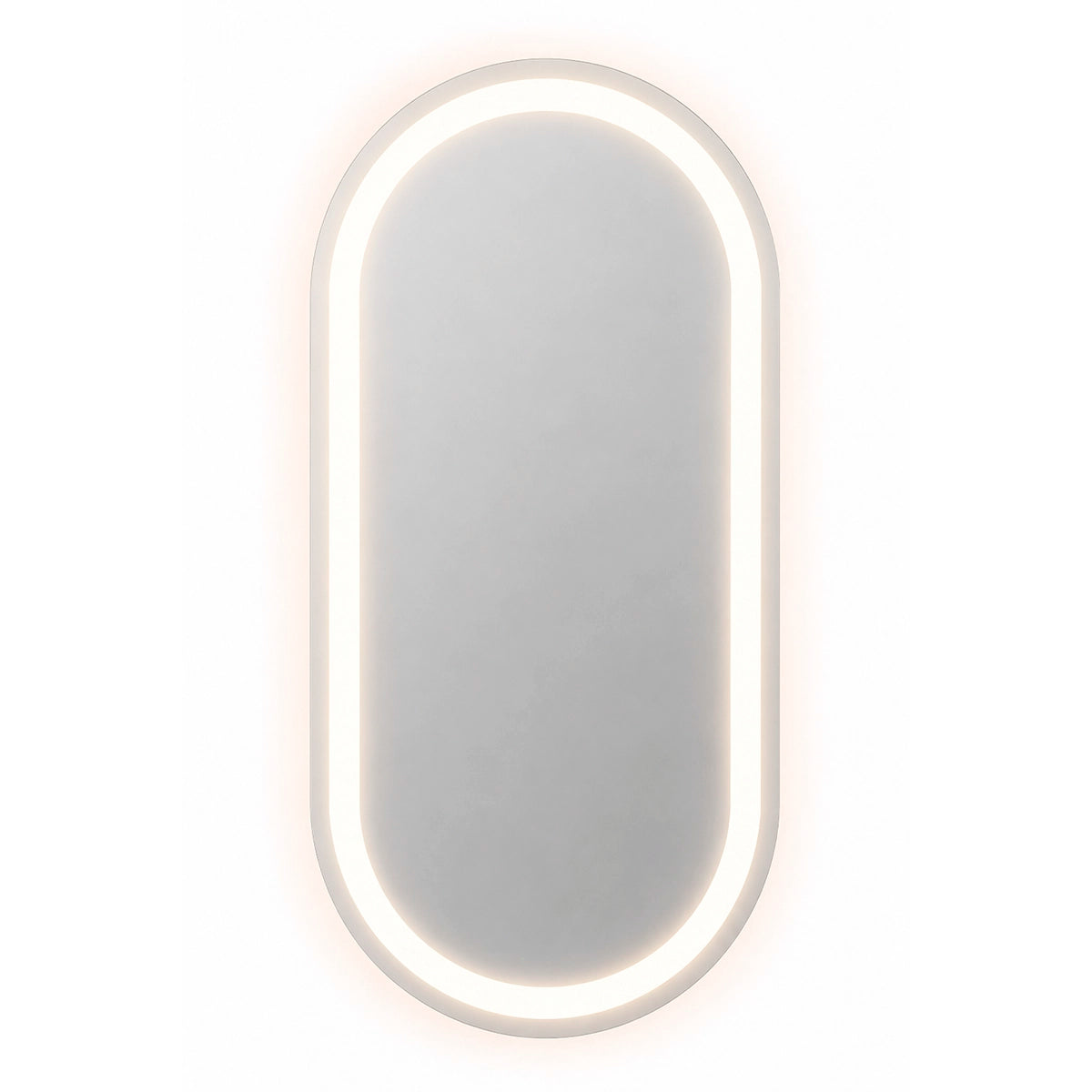 Espelho banho oval com luz Noxis
