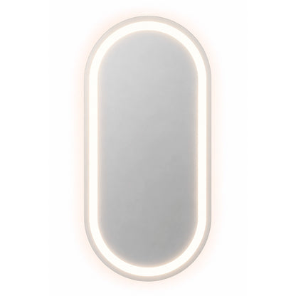 Espelho banho oval com luz Noxis