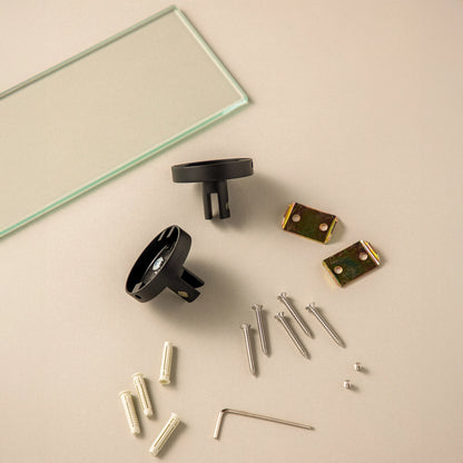 Prateleira de vidro inicial