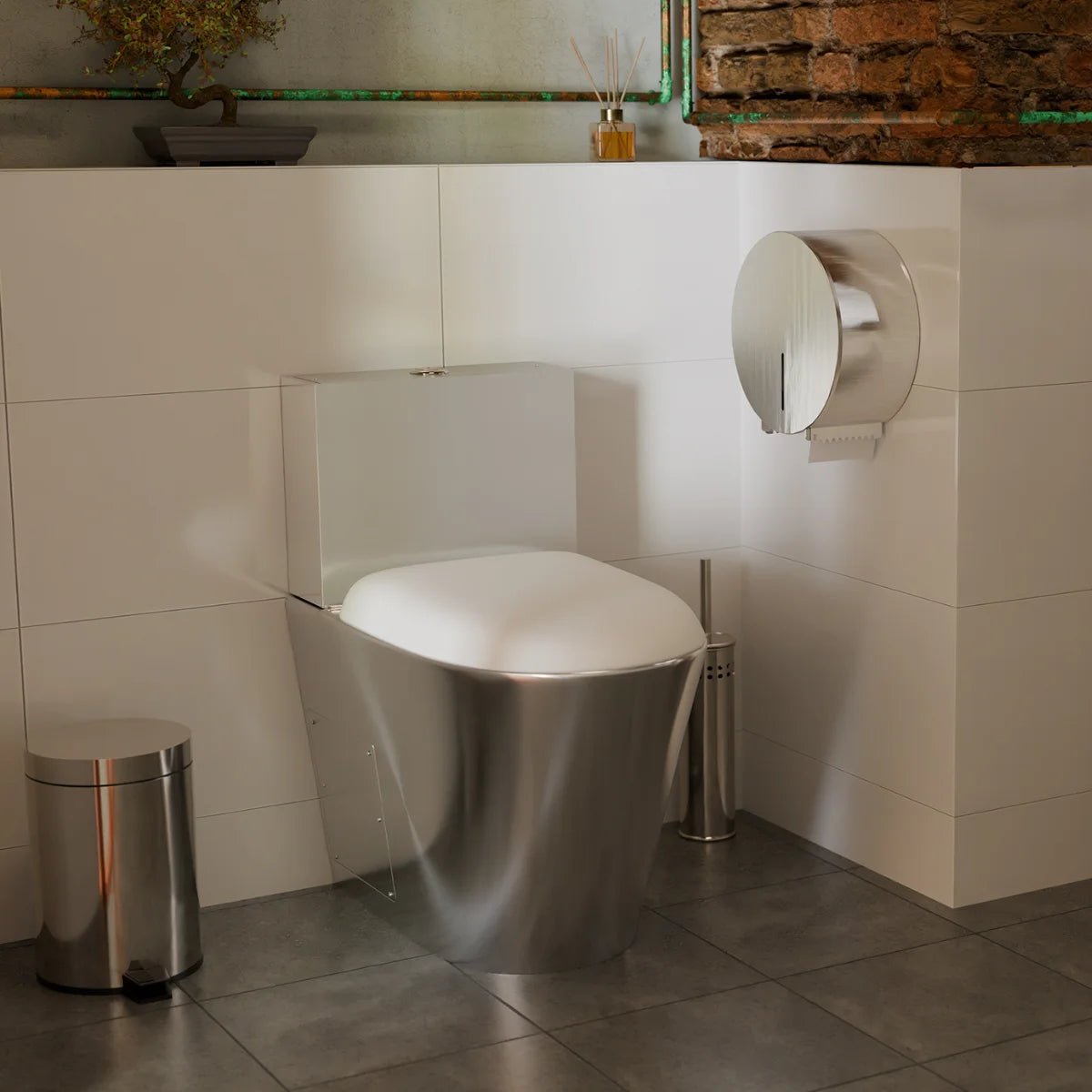 Inodoro de acero inoxidable Neus - Thebath