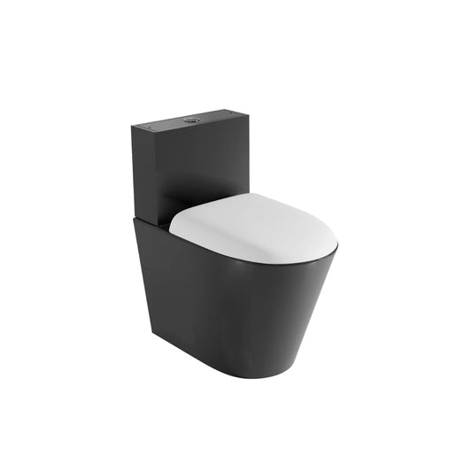 Inodoro de acero inoxidable negro Neus - Thebath