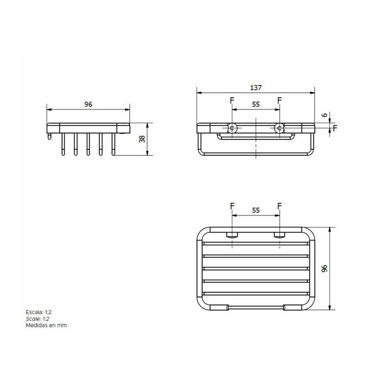 Acessórios de banheiro branco fosco