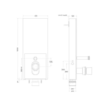 Pack Cisterna Vista white + Wc Veneza Compacto
