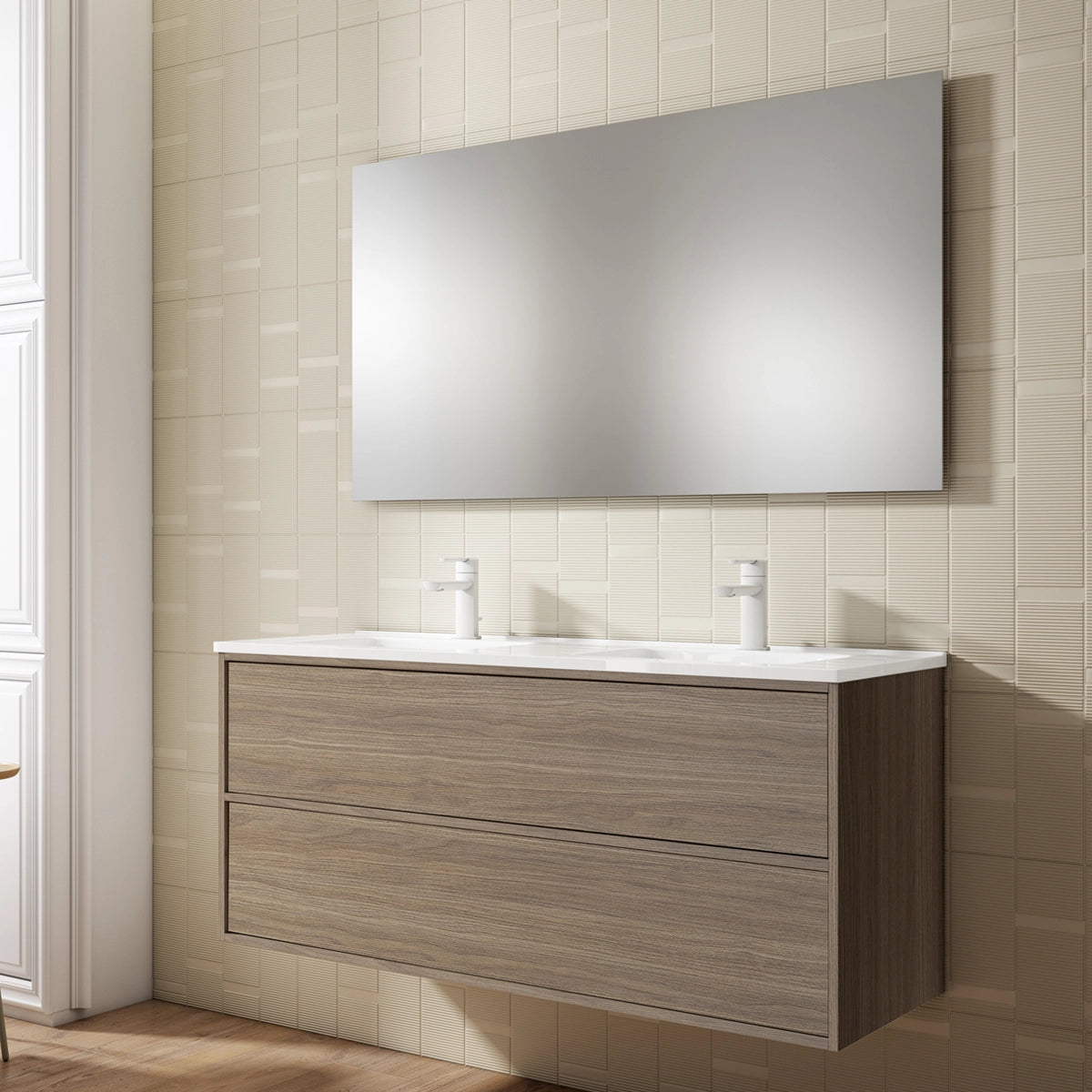 Móvel para casa de banho com lavatório Frame top