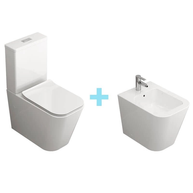 Pack inodoro y bidé Florencia - Thebath