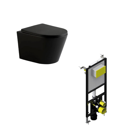 Cisterna embutida pack suspensa + Sanita Suspensa Nevis Mate