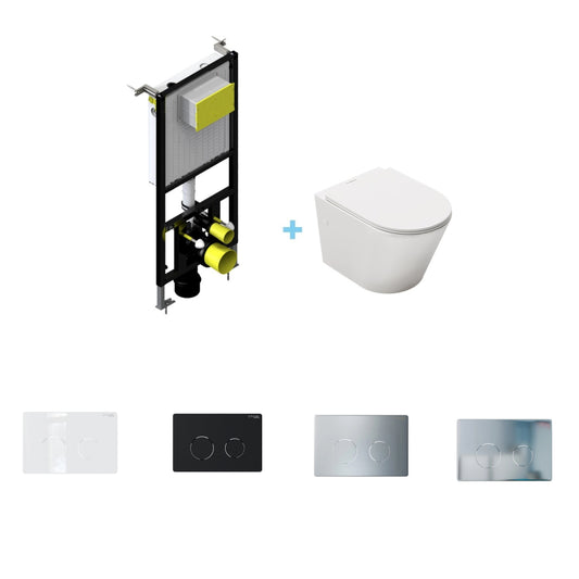 Pack cisterna empotrada + inodoro Venecia suspendido - Thebath