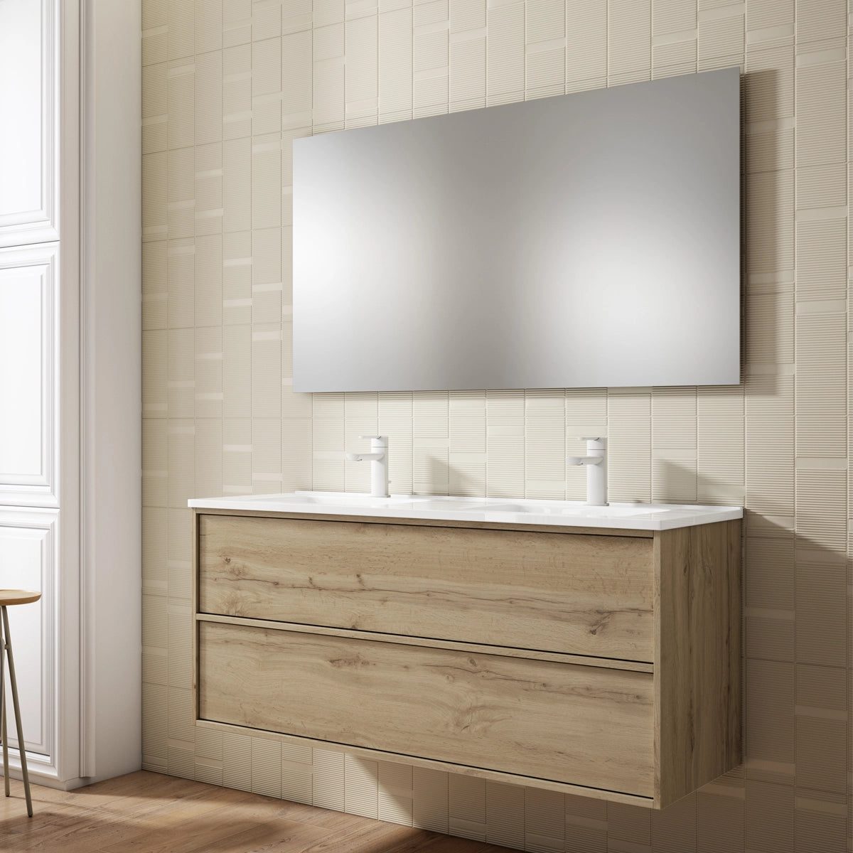 Móvel para casa de banho com lavatório Frame top