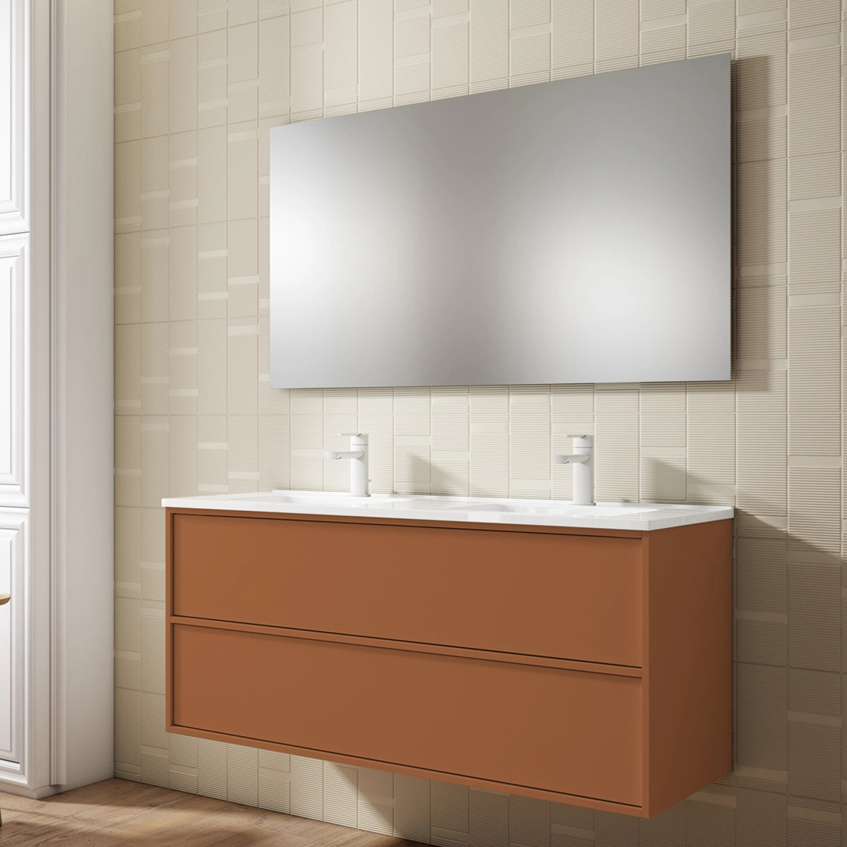 Móvel para casa de banho com lavatório Frame top