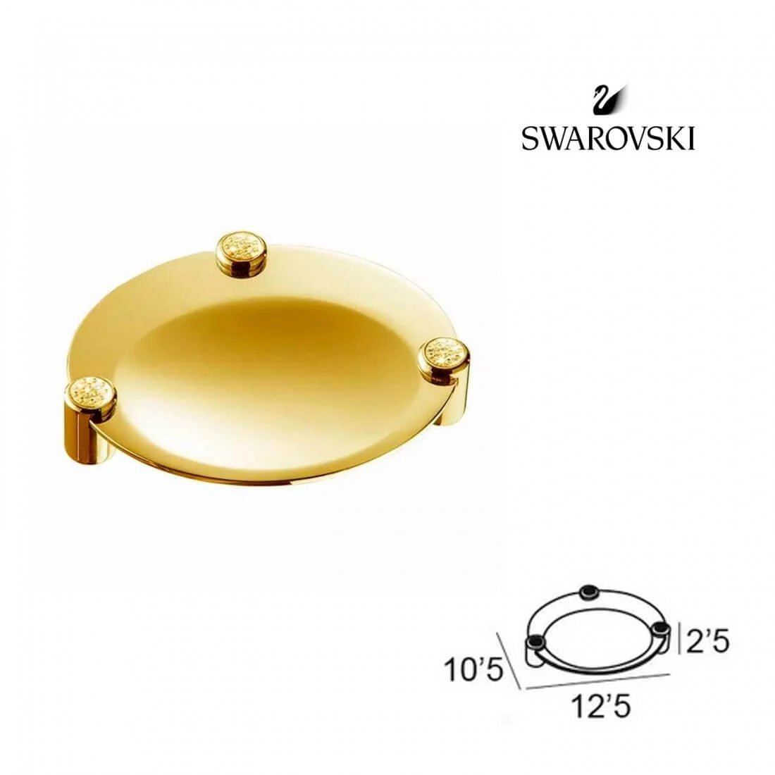 Accesorios baño con cristales Swarovski