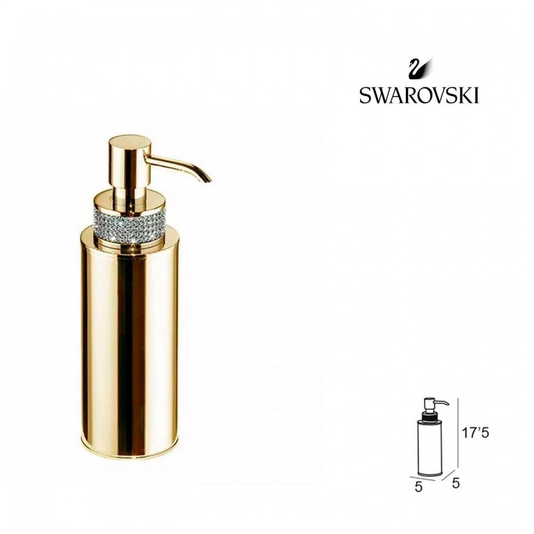 Accesorios baño con cristales Swarovski