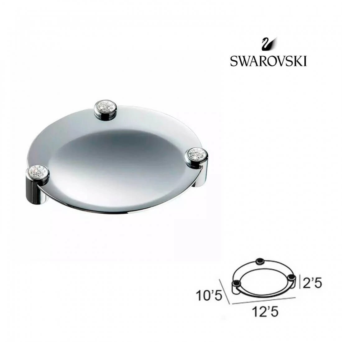 Accesorios baño con cristales Swarovski